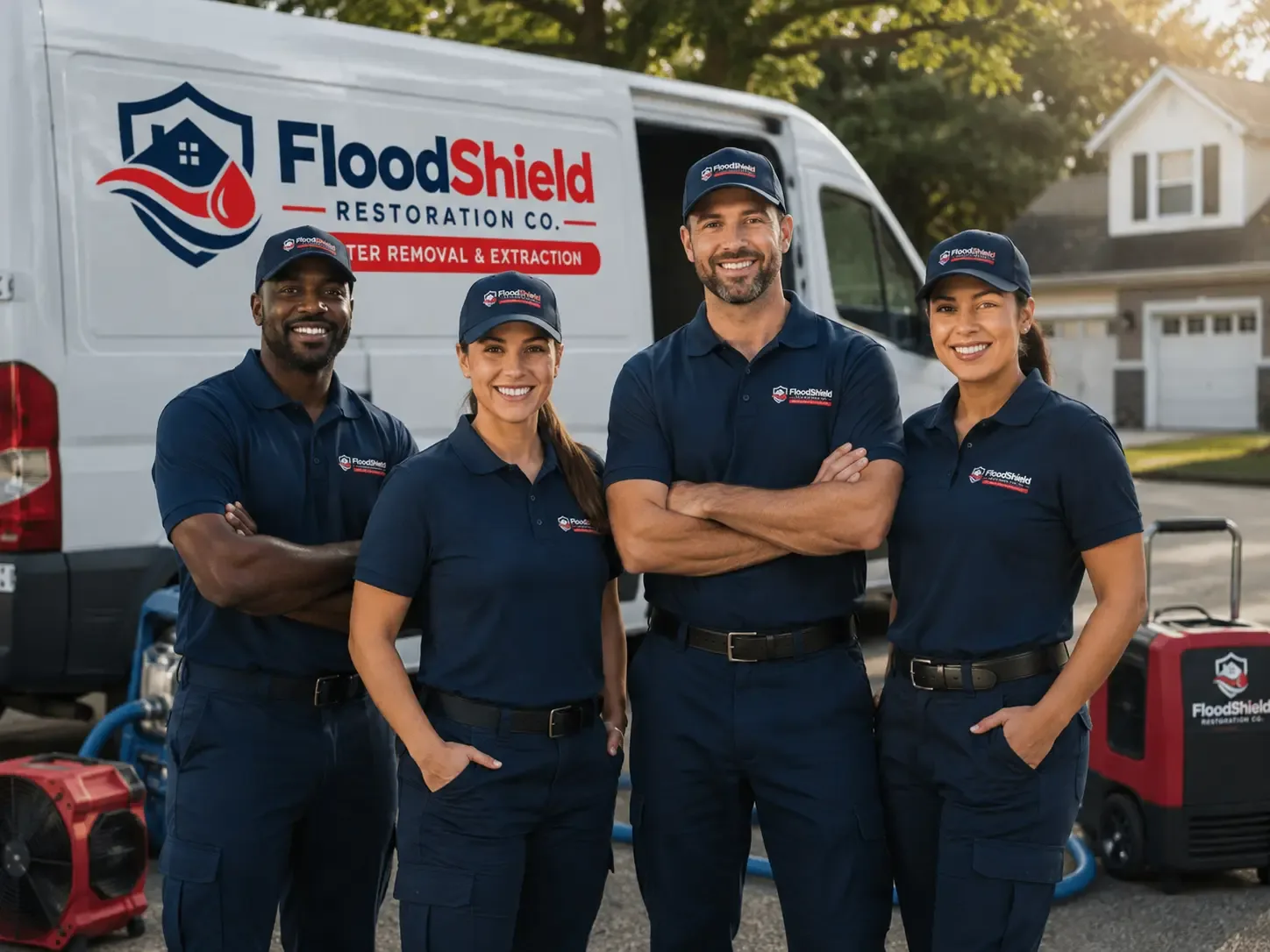 Flood Damage Restoration company in Pride, LA